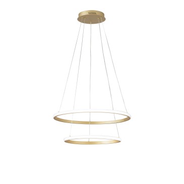 AXIS GOLD LED-Hängeleuchte 31W 2635LM CCT+RGB DYGITAL MIT FERNBEDIENUNG 60/40X150CM