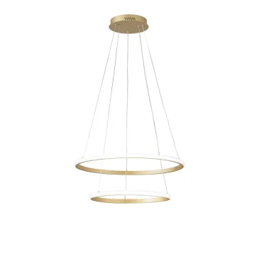 SOSPENSIONE LED AXIS ORO 31W 2635LM CCT+RGB DYGITAL CON TELECOMANDO 60/40X150CM