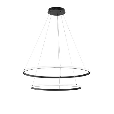 SOSPENSIONE LED AXIS NERA 70W 7700LM CCT 80/60X150CM