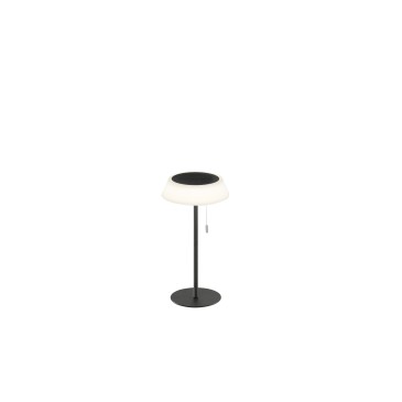 JIN BLACK Wiederaufladbare Solar-LED-Tischleuchte 1,2 W Farbtemperatur dimmbar IP54 D170 x H320 mm