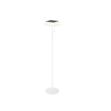 JIN Wiederaufladbare Solar-Stehleuchte, weiß, 2,6 W, Farbtemperatur, dimmbar, Schutzart IP54, Ø 300 x H 1500 mm
