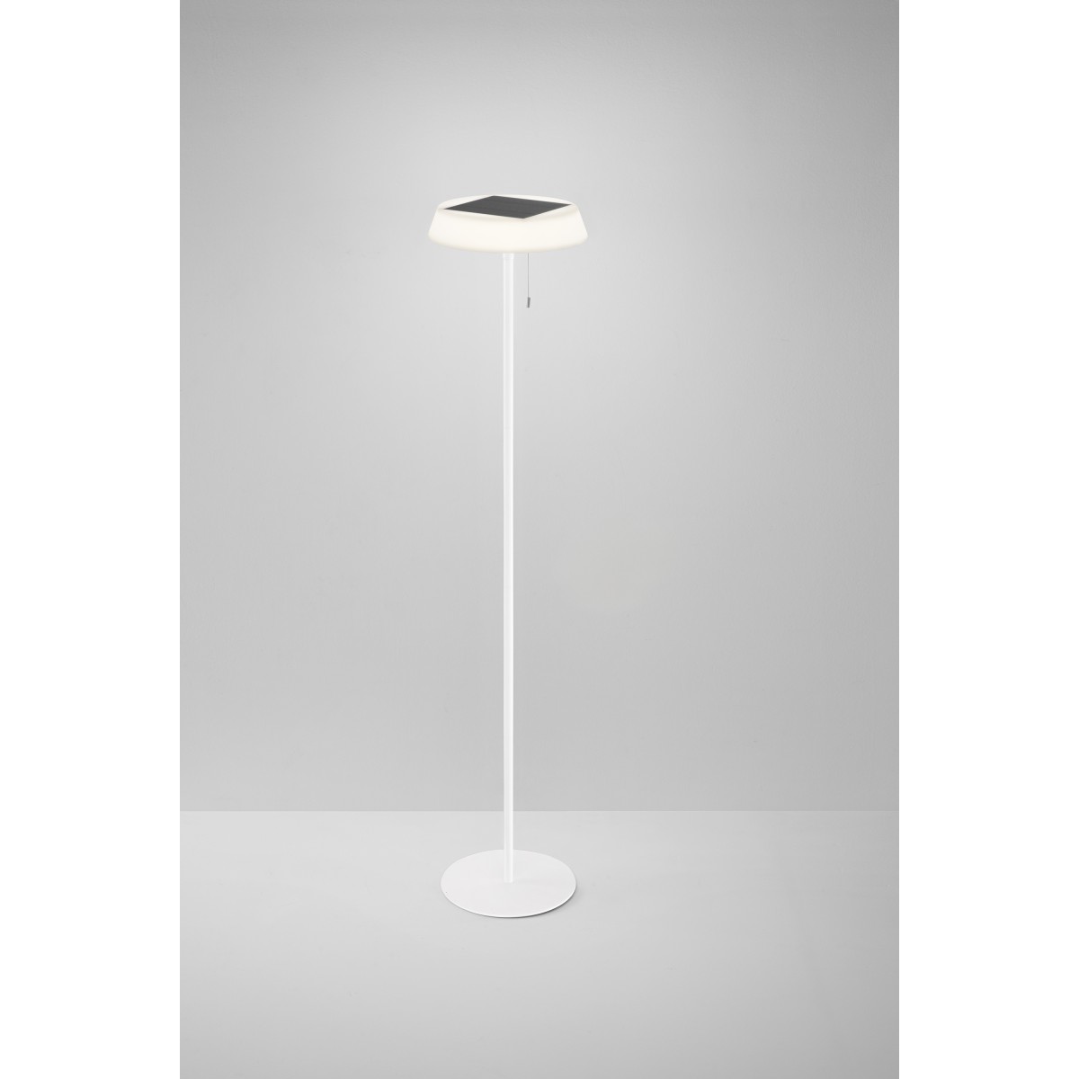 Lampadaire solaire rechargeable JIN, blanc, 2,6 W,...