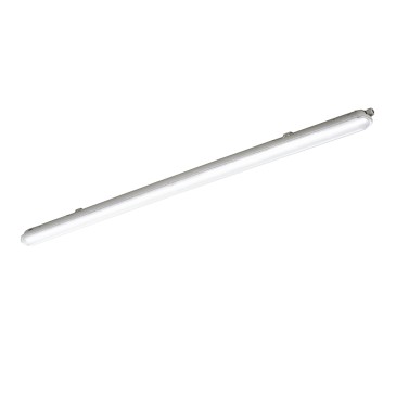 PLAFONIERA LED STAGNA NAUTILUS SILVER DALI 55W 7500LM 4000K IP65 148X6,1X7,2CM
