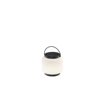 LUMETTO LED SOLARE RICARIABILE ROBIN NERO 1,2W 3000K DIMM. IP54