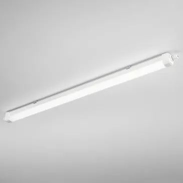 PLAFONIERA LED STAGNA RUBIS BIANCA 36W 4320LM CCT 3000K/4000K/6500K IP65 CON SENSORE 1200X58X62MM