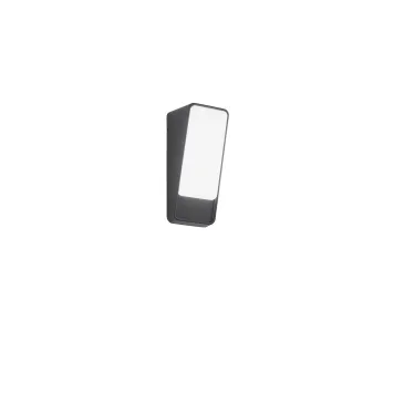 APPLIQUE LED COUPE ANTRACITE IN ALLUMINIO 14W 1950LM 3000K IP65 380X230X305MM