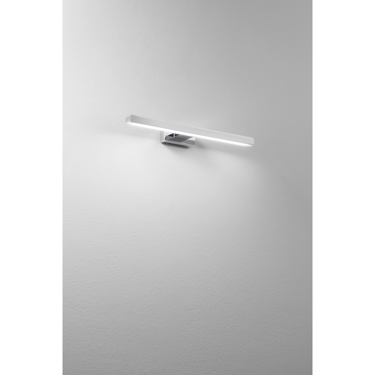 PLAFONIERA LED LANCER CROMO IN METALLO 10WDOB 400MM