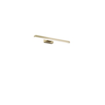 LANCER LED-Deckenleuchte aus satiniertem Goldmetall, 10WDOB, 400 mm