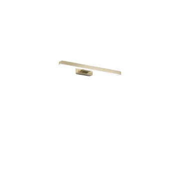 PLAFONIERA LED LANCER ORO SATIN. IN METALLO 10WDOB 400MM