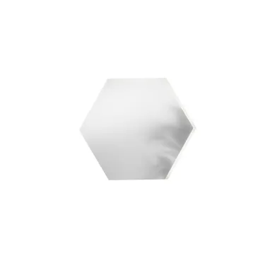 Miroir de salle de bain hexagonal à LED avec éclairage CCT | Mondialshop