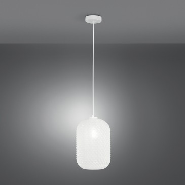 Farbige ovale Pendelleuchte 1xE27 | Mondialshop