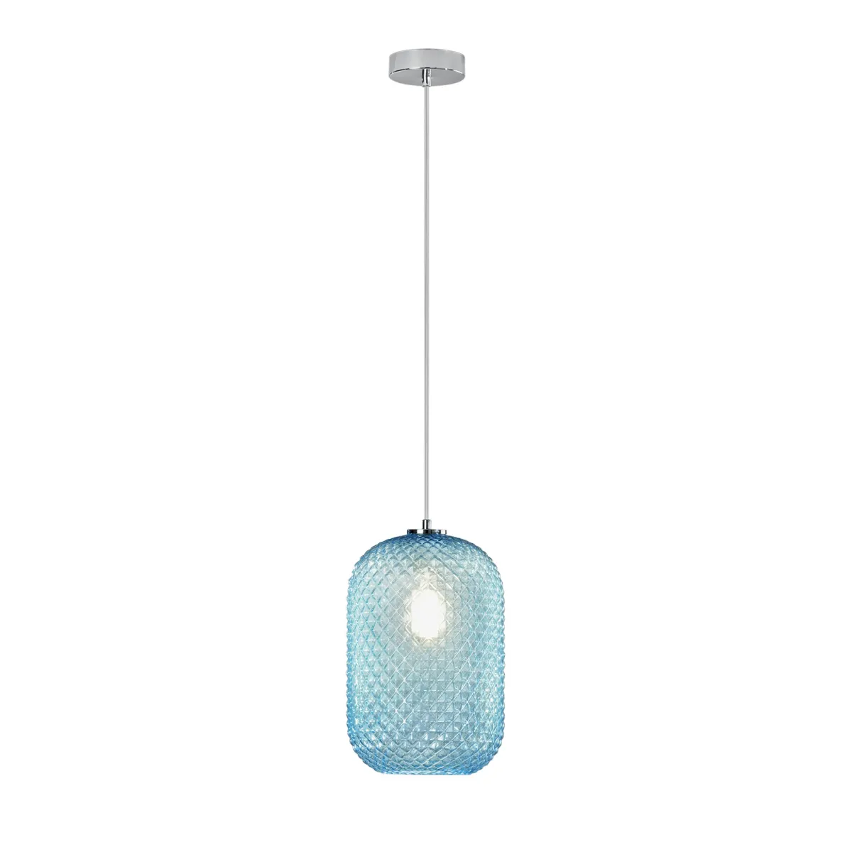 Suspension ovale colorée 1xE27 | Mondialshop
