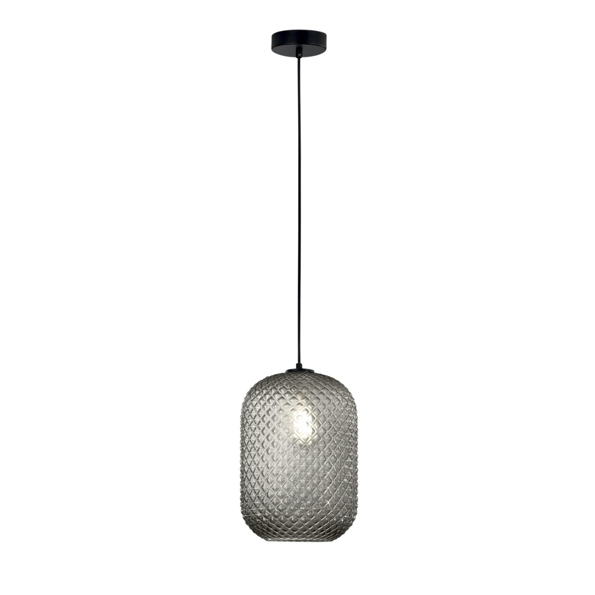 Farbige ovale Pendelleuchte 1xE27 | Mondialshop