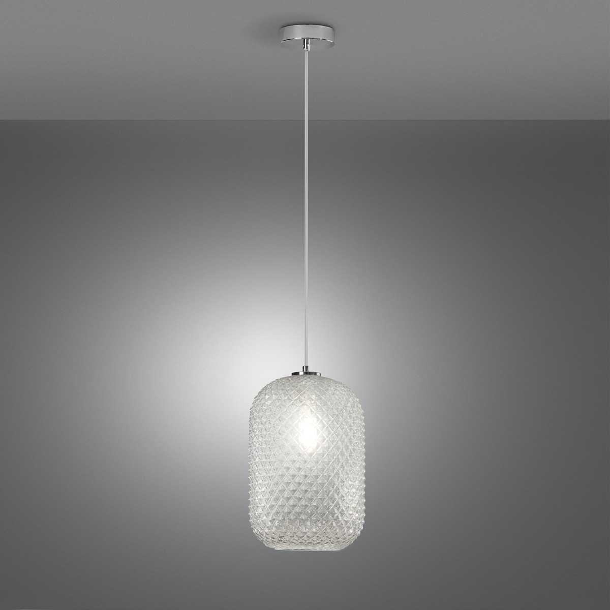 Suspension ovale colorée 1xE27 | Mondialshop