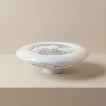 Plafonnier LED avec ventilateur et télécommande | Mondialshop