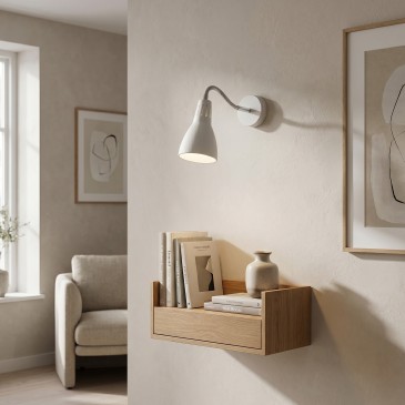 Applique murale E14 en métal | Design élégant | MondialShop