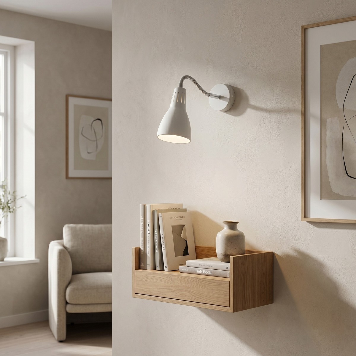 E14 Metall-Wandleuchte | Elegantes Design | MondialShop