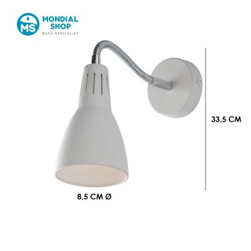 Applique murale E14 en métal | Design élégant | MondialShop