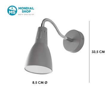 Applique murale E14 en métal | Design élégant | MondialShop