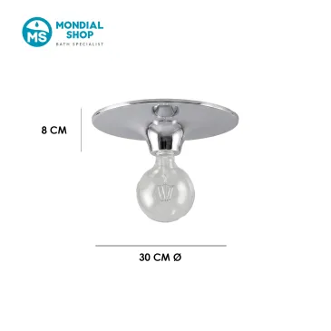 Scheda tecnica plafoniera classica cromo