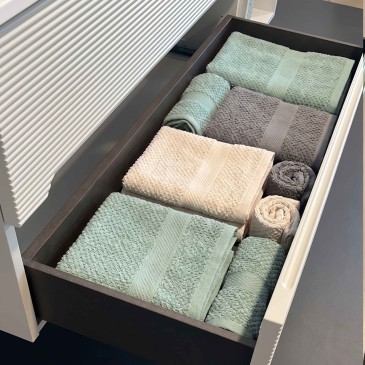 Schilf-Schrank mit...