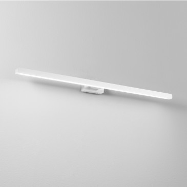 APPLIQUE LED LANCER BIANCA FISSAGGIO PARETE/SPECCHIO 13W 1000LM 4000K IP54 75x9x4CM