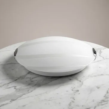 Plafonnier en verre blanc | Finition satinée | MondialShop