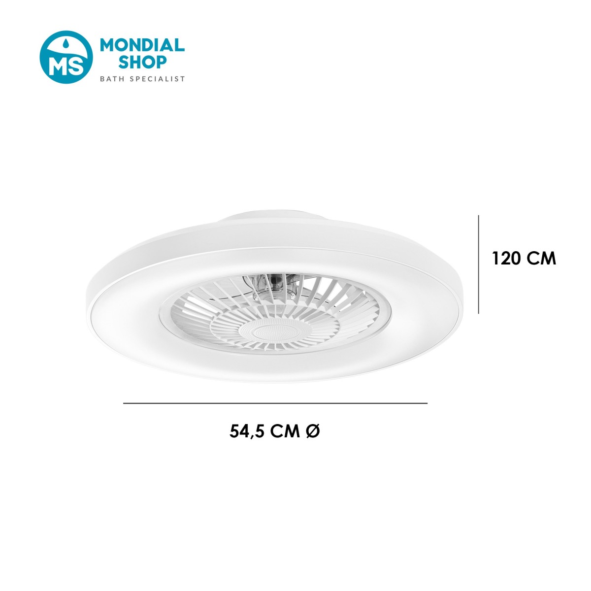 LED-Deckenventilator mit Bluetooth-Lautsprecher |...