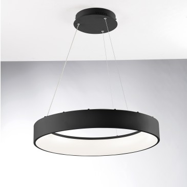 Sospensione LED Noah nero 60W
