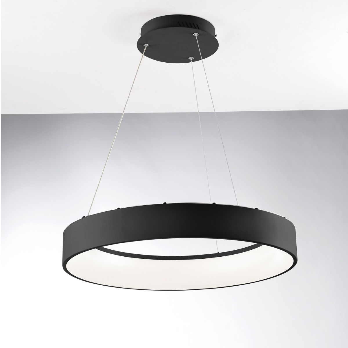 Sospensione LED Noah nero 60W