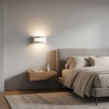Überstreichbare Putzwandleuchte mit doppelter Lichtabstrahlung | MondialShop