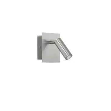 APPLIQUE LED DICKENS ORIENTABILE NICHEL 220LM 3000K 11X11X9CM