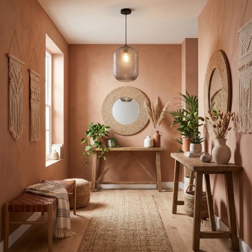 Suspension ovale colorée 1xE27 | Mondialshop