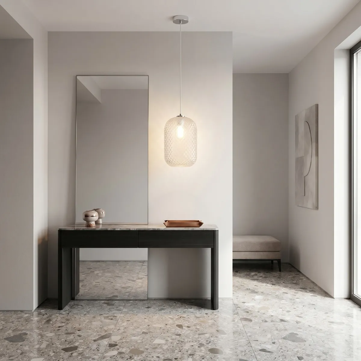 Farbige ovale Pendelleuchte 1xE27 | Mondialshop