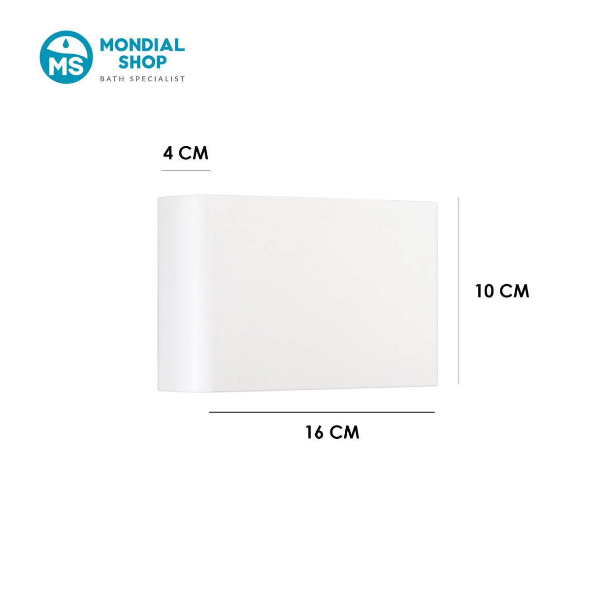 Moderne Wandleuchte mit doppelter Lichtabstrahlung |...