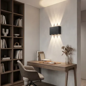 Moderne Wandleuchte mit doppelter Lichtabstrahlung | Mondialshop