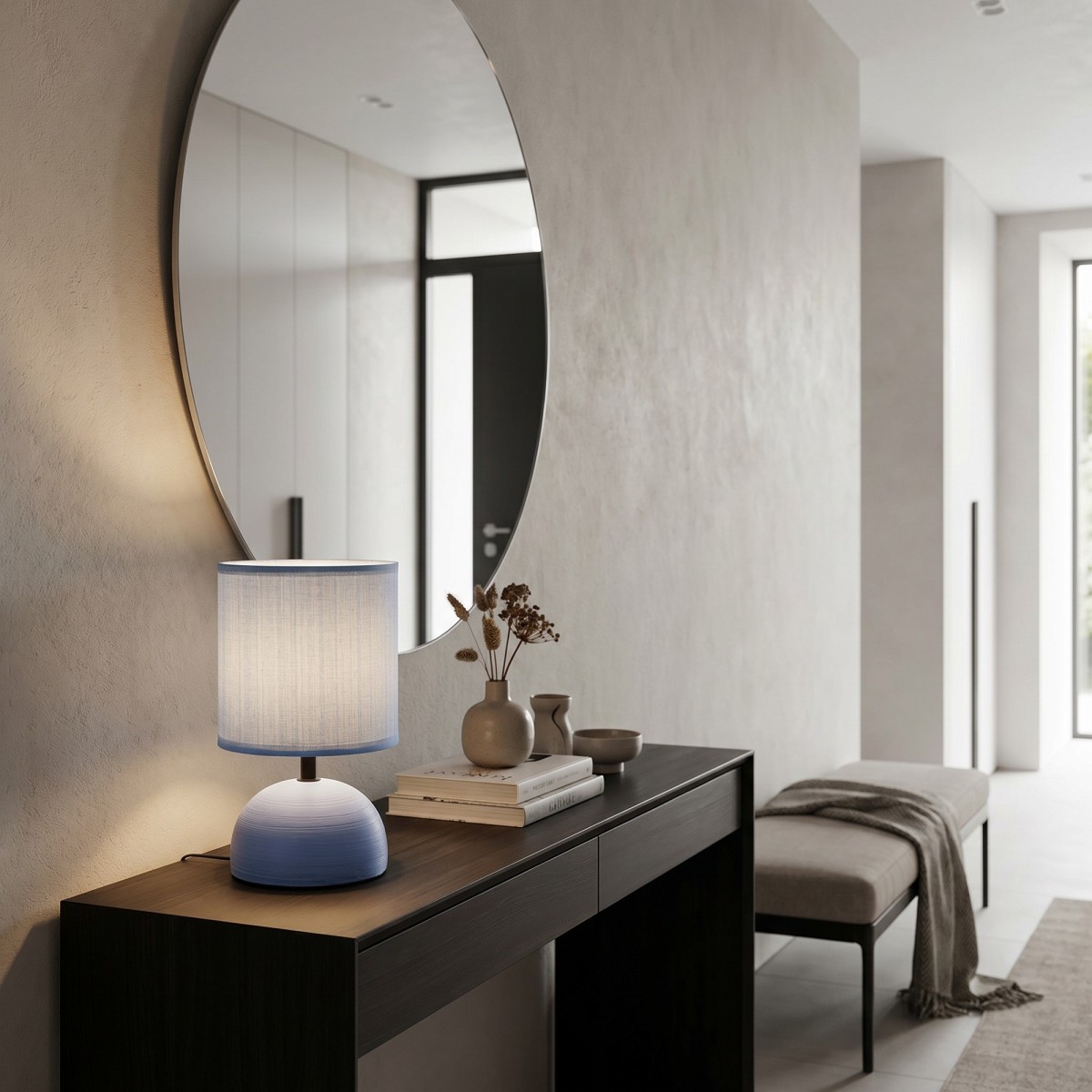 Moderne Keramik-Nachttischlampe | Mondialshop