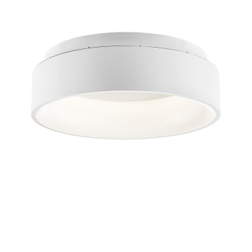 Plafoniera LED a soffitto bianca