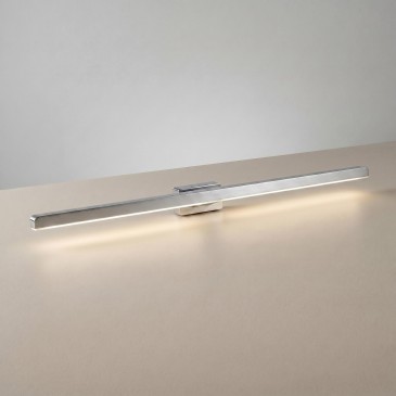 applique LED cromo da interno per fissaggio parete o specchio