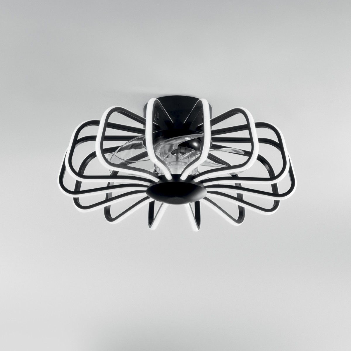 Plafonnier LED 80 W avec ventilateur et télécommande |...