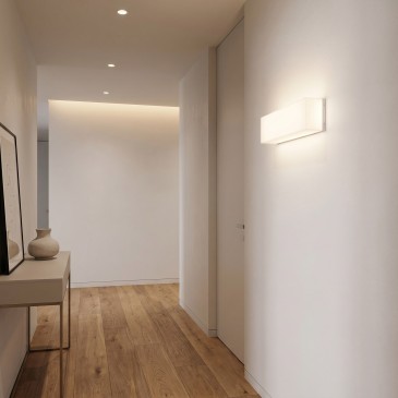 Plafoniera LED moderna multiuso rettangolare bianca