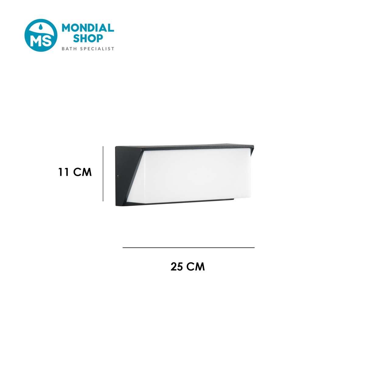 Scheda tecnica applique LED da esterno antracite