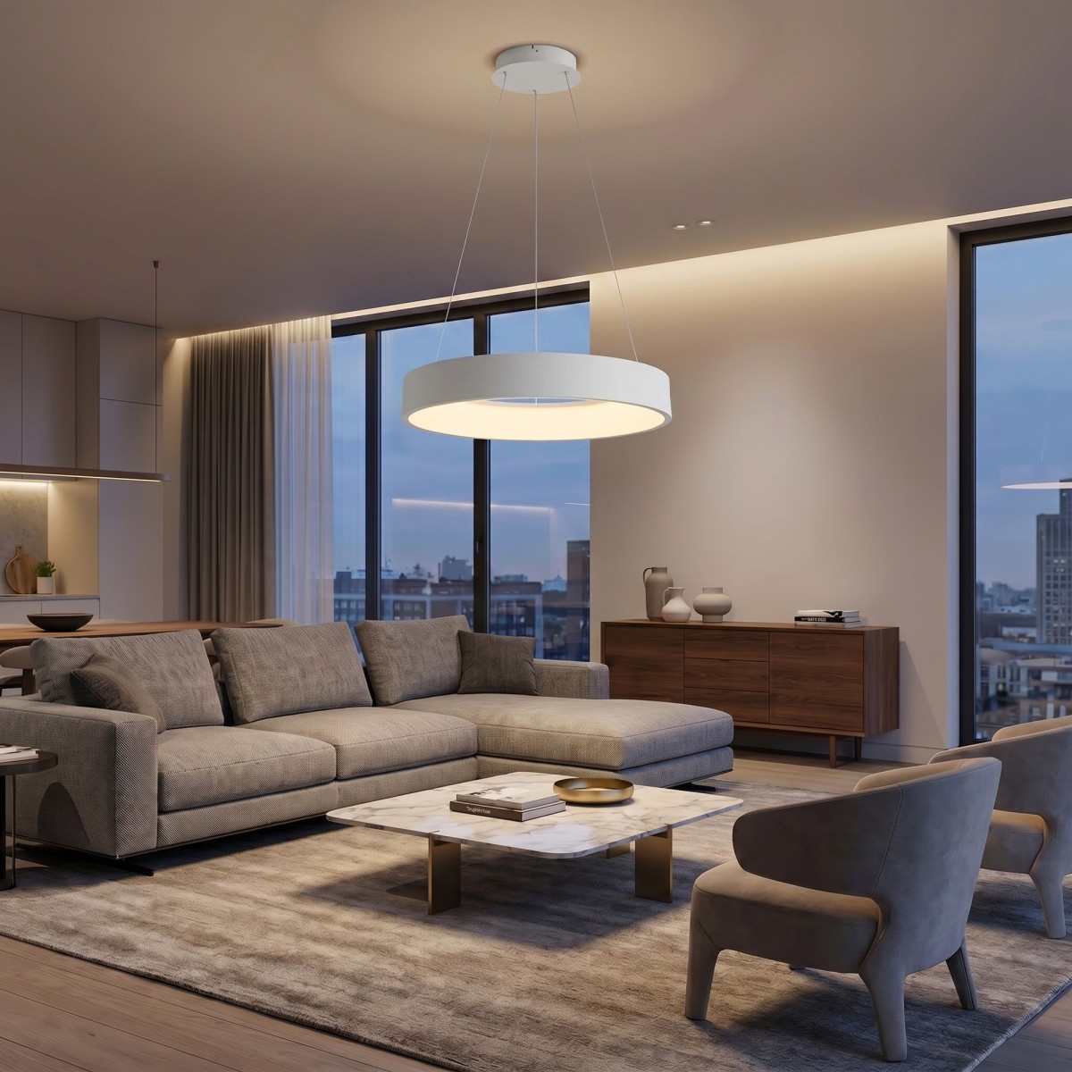 8000 Lumen LED-Pendelleuchte | Mondialshop