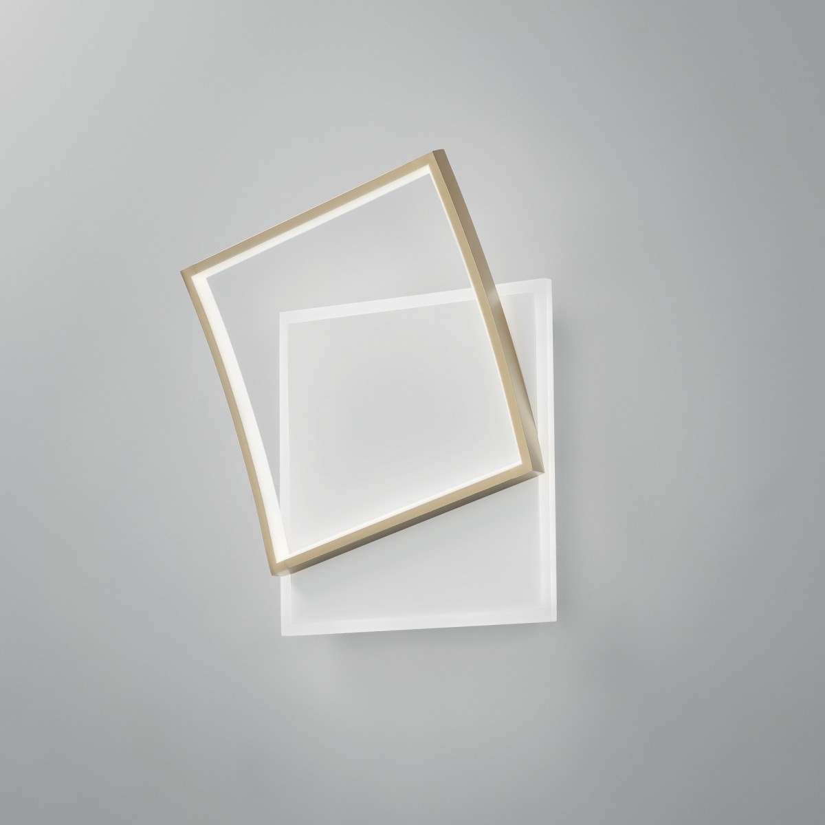 Plafoniera LED oro AYRTON da parete