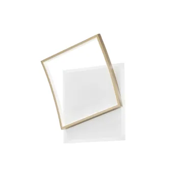 Plafoniera LED da parete per interni oro