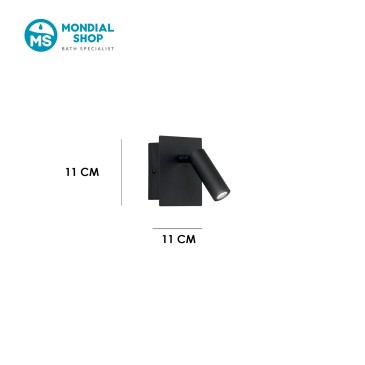 Moderne verstellbare Wandleuchte | Mondialshop
