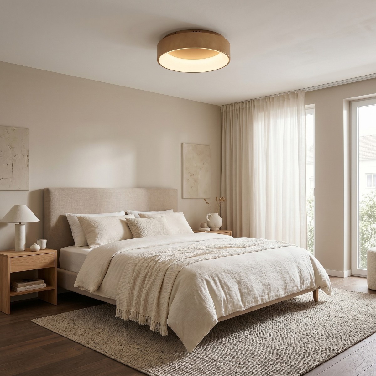 lampada led oro da soffitto
