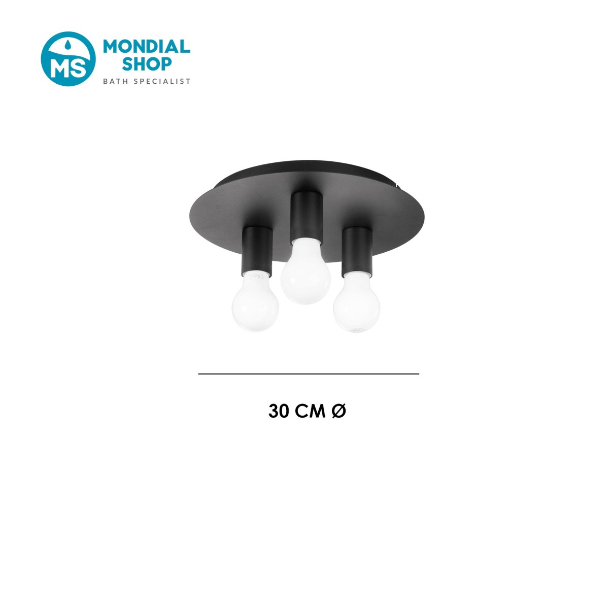 Moderne Deckenleuchte 3xE27 | Mondialshop