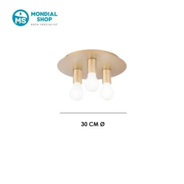 Scheda tecnica plafoniera Strike oro