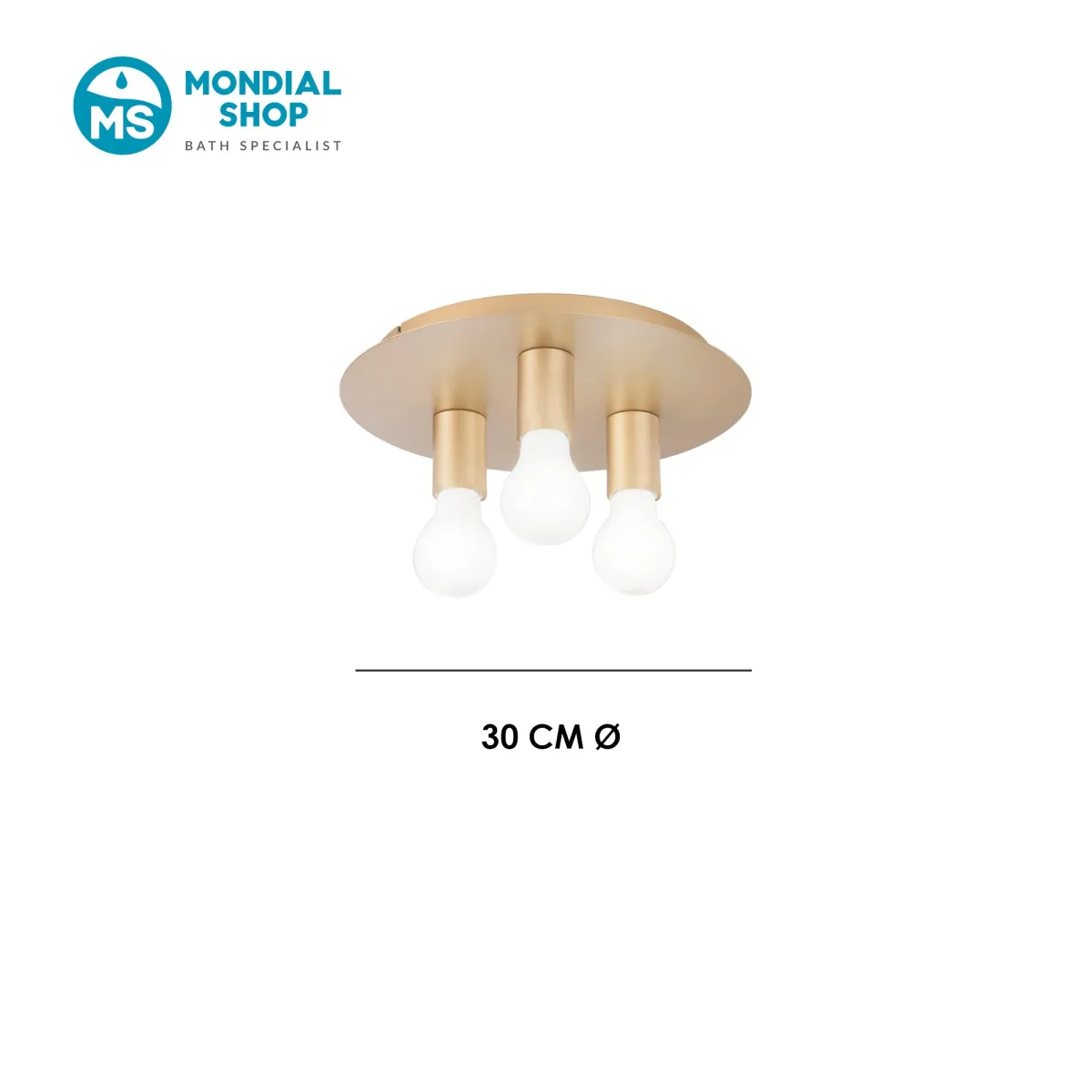 Moderne Deckenleuchte 3xE27 | Mondialshop